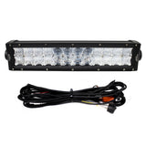 Race Sport RS12.5RS Roadrunner Series 12.5 72W SAE/DOT/EMARK Approved LED Light Bar w/ Harness