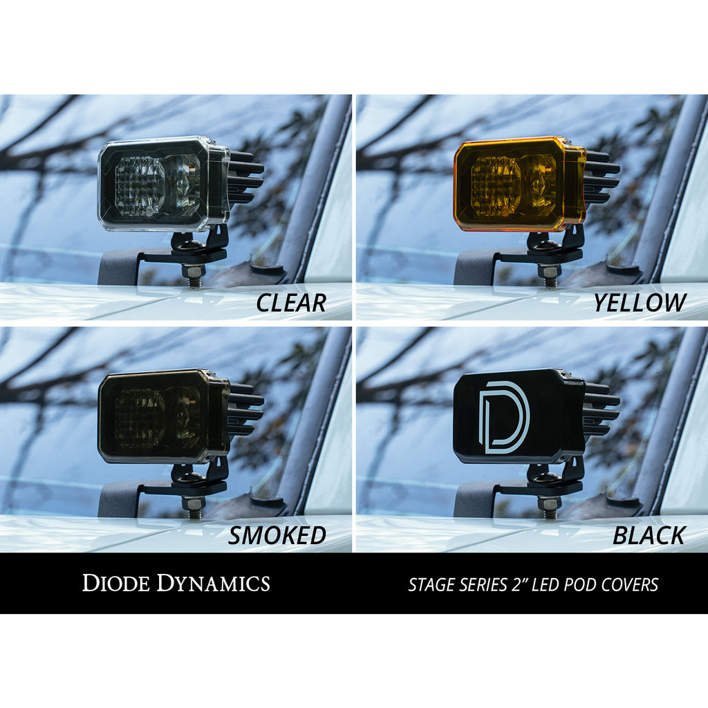 ~(0.1-Lbs.-11X9x1)~-Stage-Series-2-Inch-Led-Pod-Cover-Yellow-Each