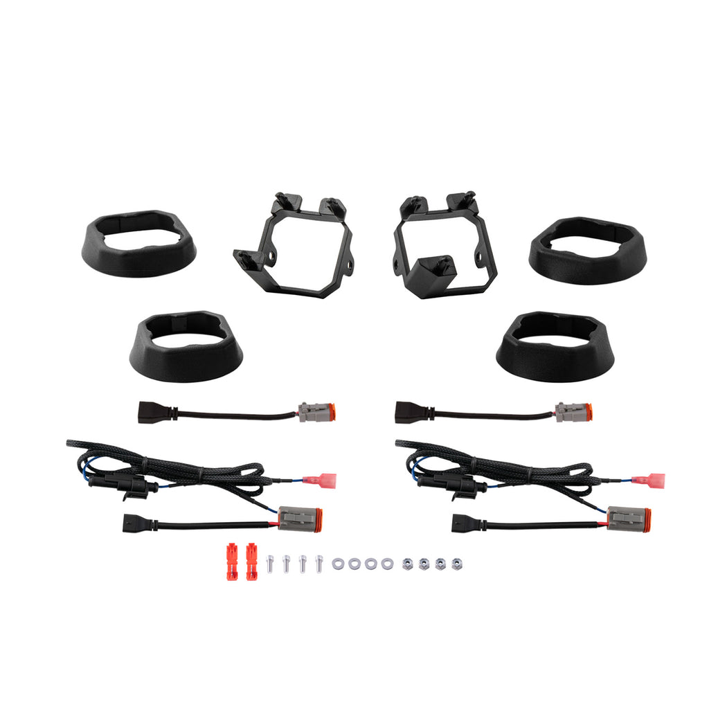 ~(0.1-Lbs.-9X9x1)~-Worklight-Ss3-Type-Gm-Mounting-Kit-Diode-Dynamics