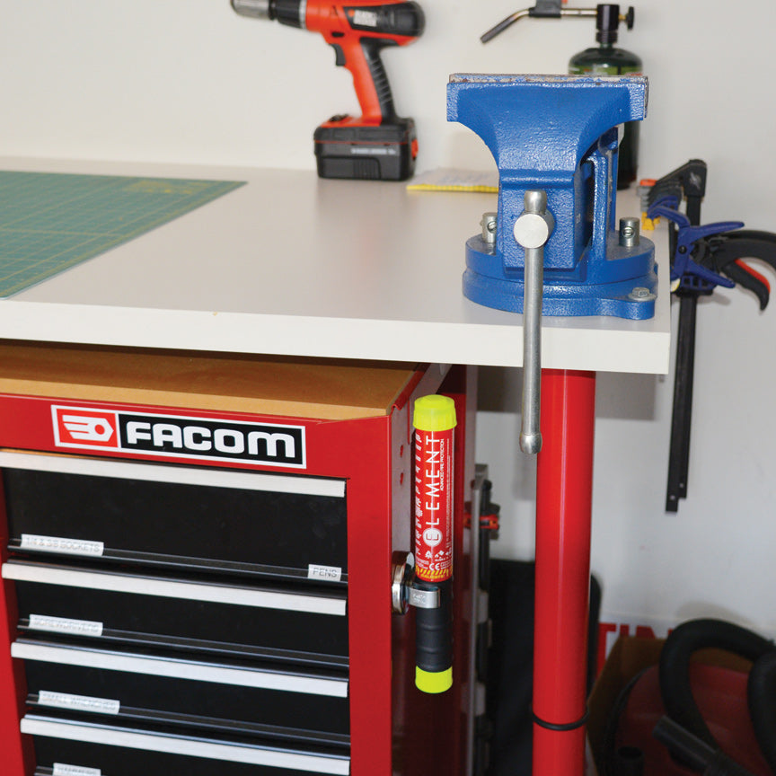 ~(0.3-Lbs.-6X3x1)~-Magnetic-Mount-For-50-Second-Extinguishers.-Good-On-All-Steel-Surfaces