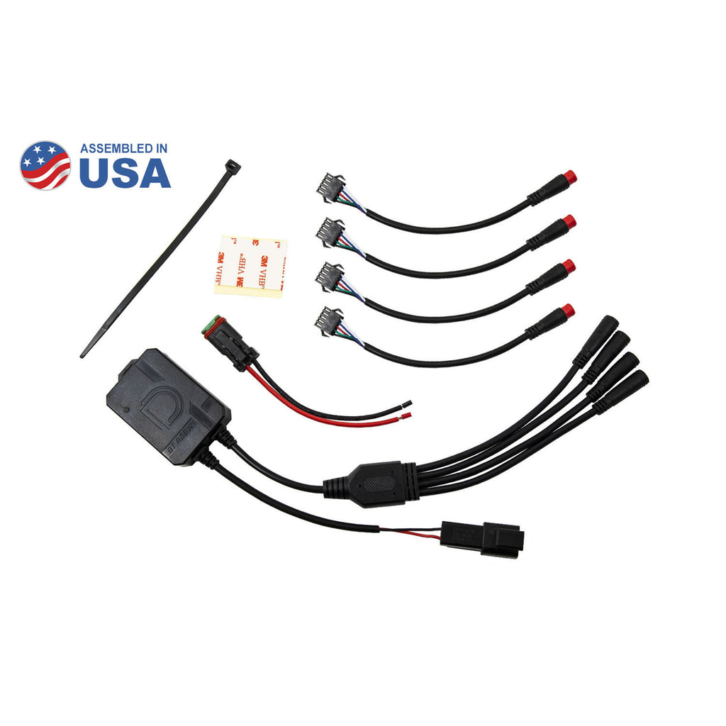 ~(0.5-Lbs.-6X6x1)~-Bluetooth-Rgbw-M8-Controller-1Ch-Diode-Dynamics