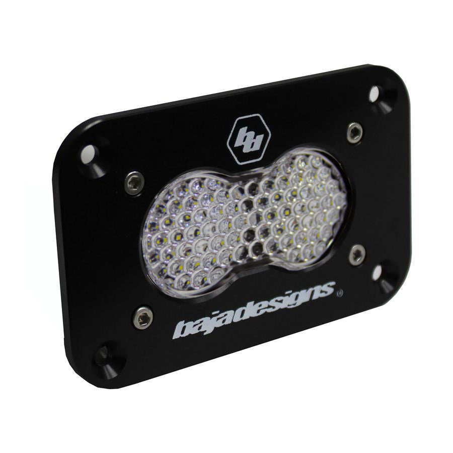 ~(0.5-Lbs.-2X1x1)~-Led-Work-Light-Clear-Lens-WorkScene-Pattern-Flush-Mount-Each-S2-Sport-Baja-Designs