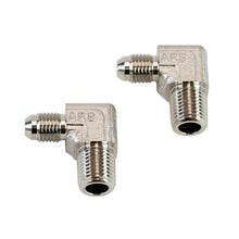 Load image into Gallery viewer, ~(0.5-Lbs.-2X2x1)~-90-Elbow-Jic4(M)-14Npt(M)-2Pk