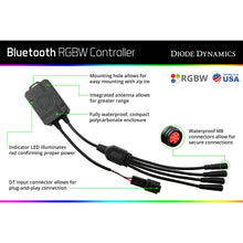 Load image into Gallery viewer, ~(0.5-Lbs.-6X6x1)~-Bluetooth-Rgbw-M8-Controller-1Ch-Diode-Dynamics