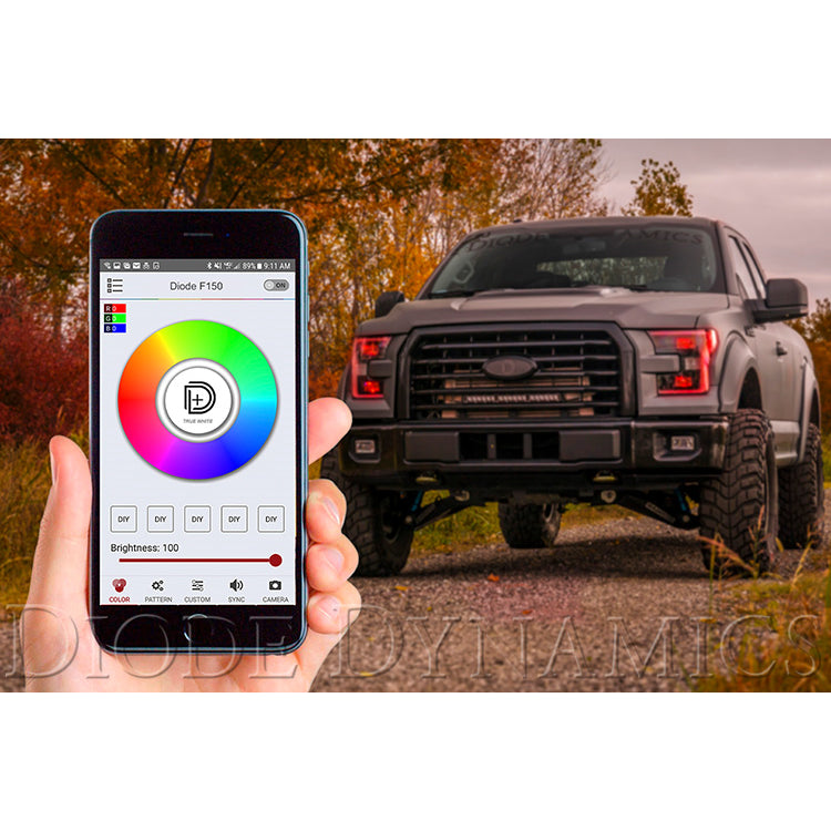 ~(0.5-Lbs.-6X6x1)~-Bluetooth-Rgbw-M8-Controller-1Ch-Diode-Dynamics