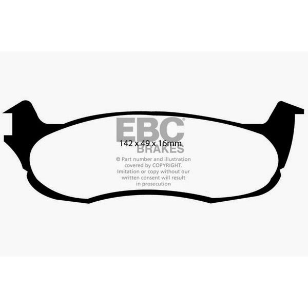 00-01-Ford-Expedition-4.6-2Wd-Greenstuff-Rear-Brake-Pads