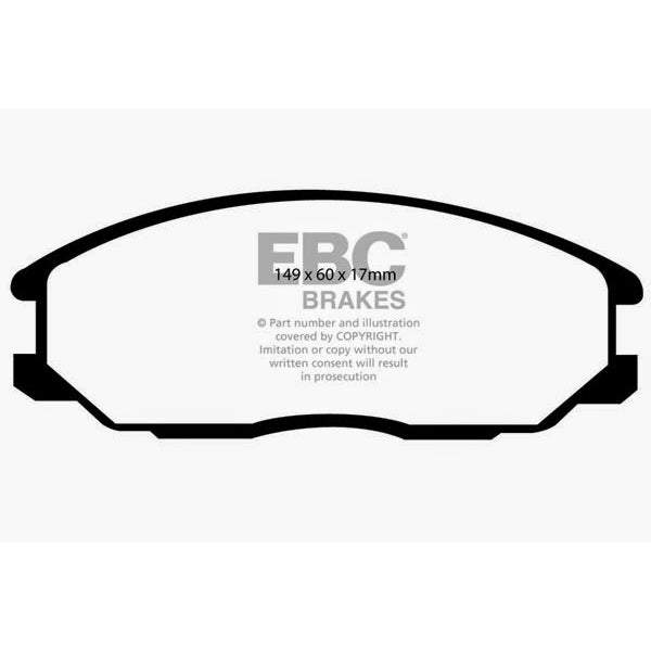 00-01-Hyundai-Xg-300-3.0-Redstuff-Front-Brake-Pads