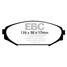 Load image into Gallery viewer, 00-02-Acura-Mdx-3.5-Ultimax2-Front-Brake-Pads