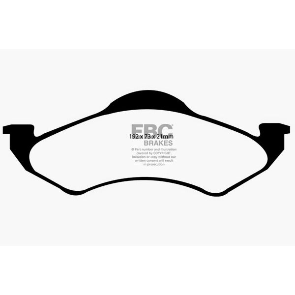 00-02-Dodge-Dakota-2Wd-2.5-Greenstuff-Front-Brake-Pads