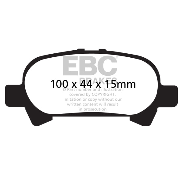 00-04-Toyota-Avalon-3.0-Greenstuff-Rear-Brake-Pads