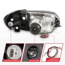 Load image into Gallery viewer, 00-04-Toyota-Tundra-(RegAcc-Cab-Only)-Crystal-Headlights-WLgt-Bar-Chrome-WCorner-Lights-2Pc