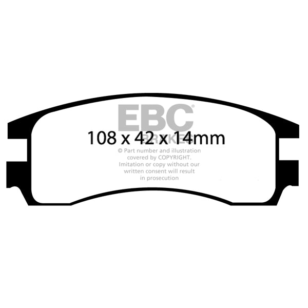 00-05-Buick-Le-Sabre-(Fwd)-3.8-(15In-Wheels)-Yellowstuff-Rear-Brake-Pads