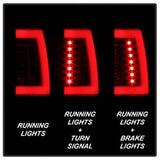 SPYDER 5084156 LED Tail Lights - Version 2 - Black Smoke