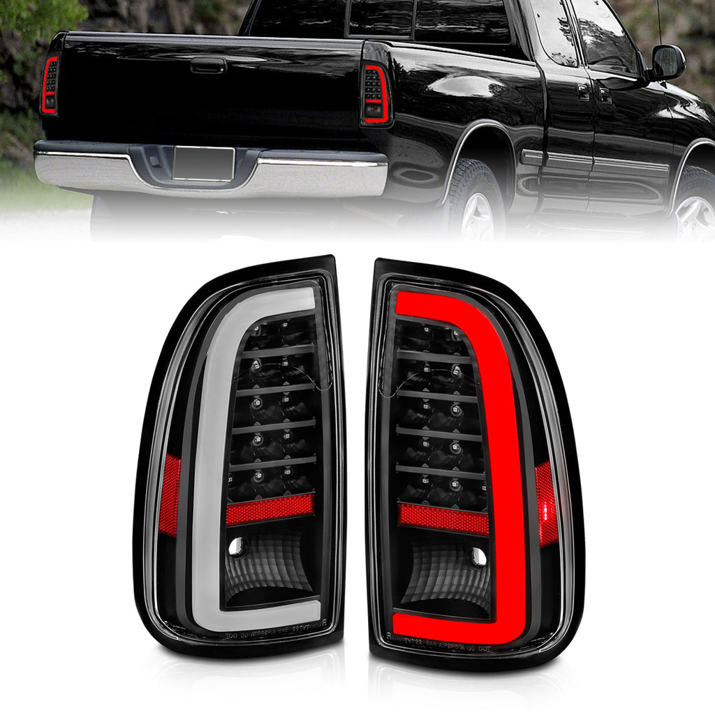 00-06-Toyota-Tundra-Led-Taillights-W-Light-Bar-Black-Housing-Clear-Lens