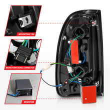 Load image into Gallery viewer, 00-06-Toyota-Tundra-Led-Taillights-W-Light-Bar-Black-Housing-Clear-Lens