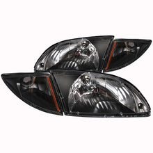 Load image into Gallery viewer, 0002-Cavalier-Headlights-Crystalblack-With-Corners-DriverPassenger