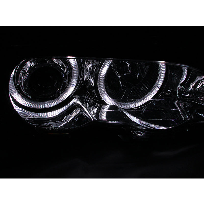 0003-Bmw-3-Series-E46(M3)Projector-WHalo-Chrome-Clear-WAmber-Headlights-DrivePass