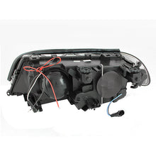 Load image into Gallery viewer, 0003-Bmw-3-Series-E46(M3)Projector-WHalo-Chrome-Clear-WAmber-Headlights-DrivePass
