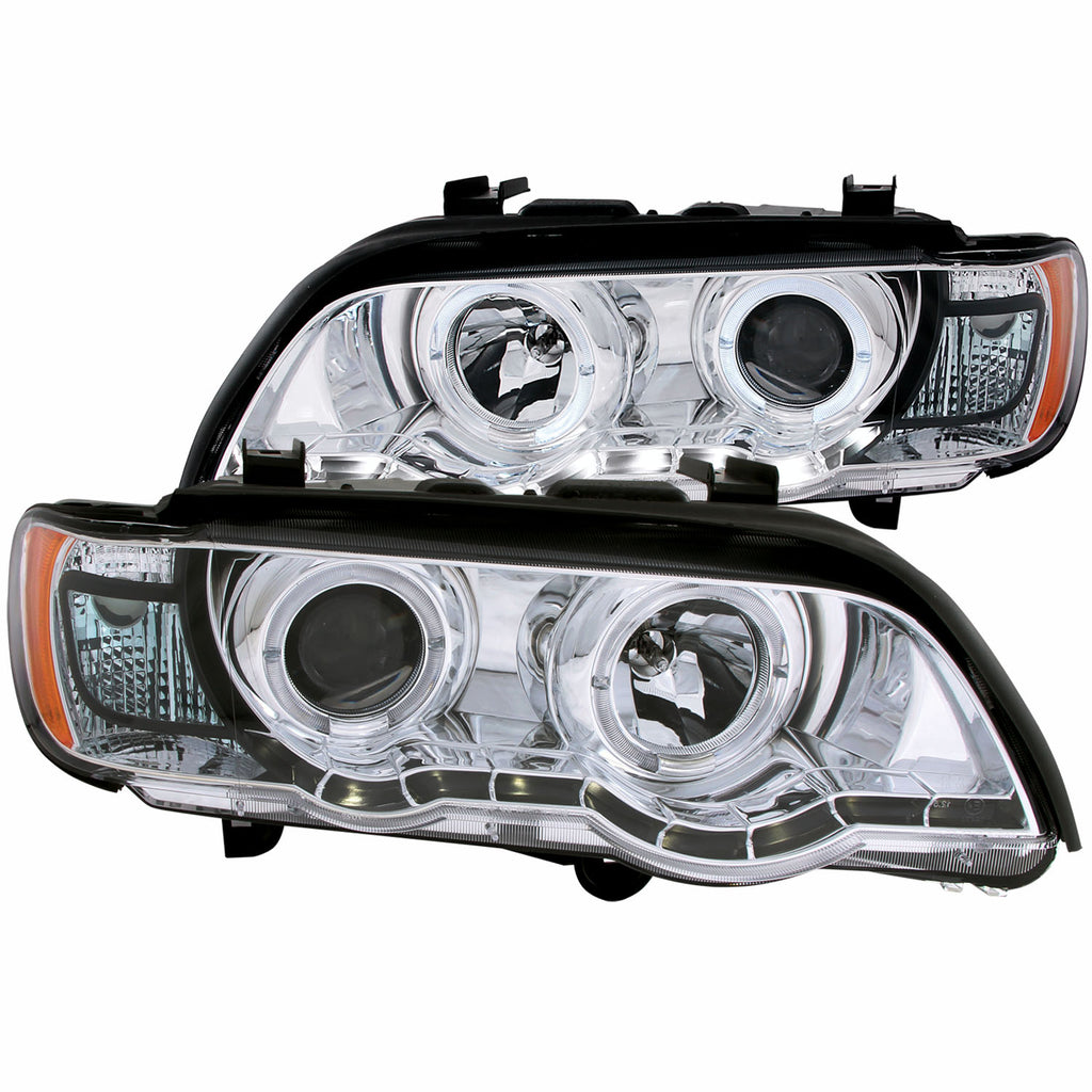 0003-X5-Projector-Halo-Chrome-Clear-Headlights-DriverPassenger