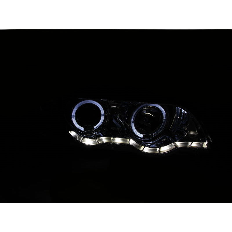 0003-X5-Projector-Halo-Chrome-Clear-Headlights-DriverPassenger