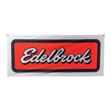 Load image into Gallery viewer, Edelbrock 0371 Logo Banner #0371 Polyester Material, 26 X 62 Inches With Grommets