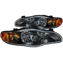 Load image into Gallery viewer, 0005-Monte-Carlo-Headlights-Black-With-Amber-Reflectors-DriverPassenger