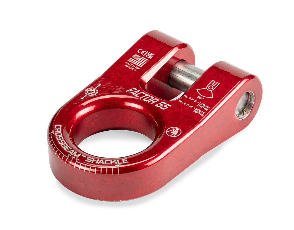 Factor 55 00054-01 CROSSBEAM SHACKLE RED