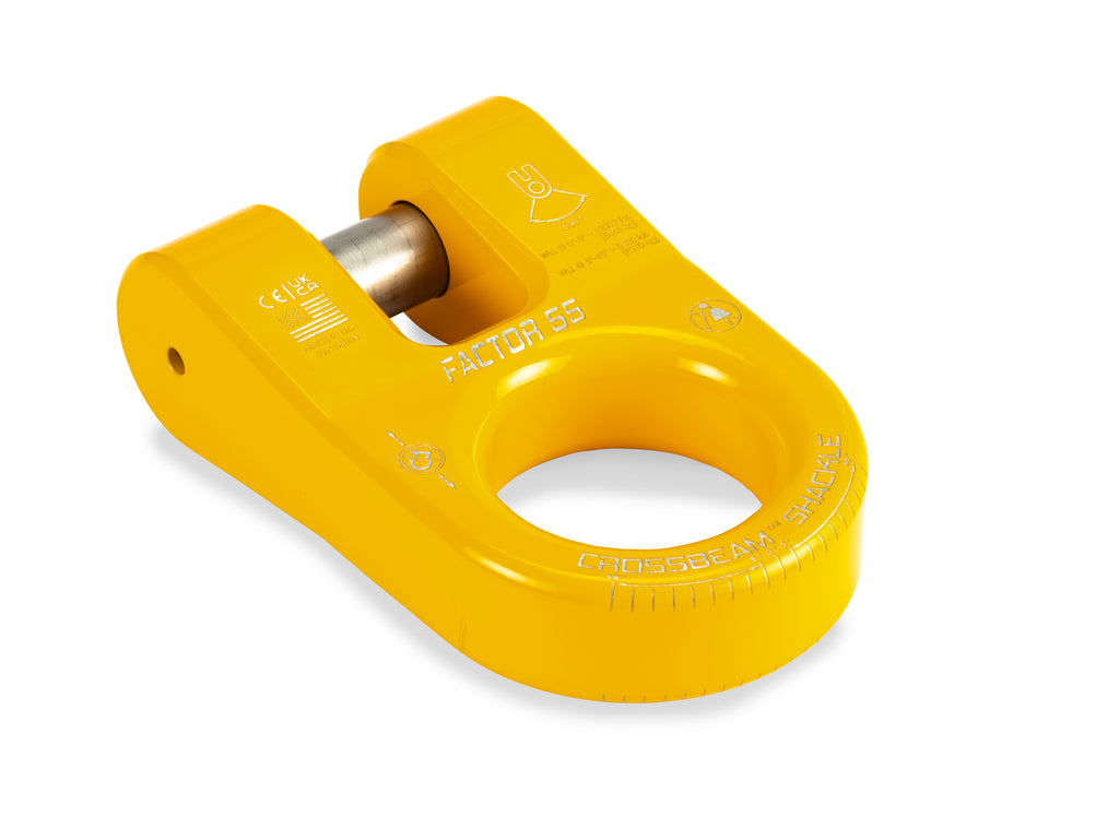 Factor 55 00054-03 CROSSBEAM SHACKLE YELLOW