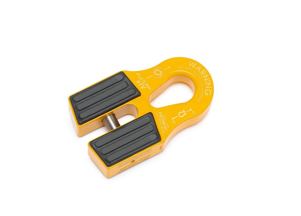 Factor 55 00070-03 FLATLINK XTV  WINCH SHACKLE MOUNT -- YELLOW