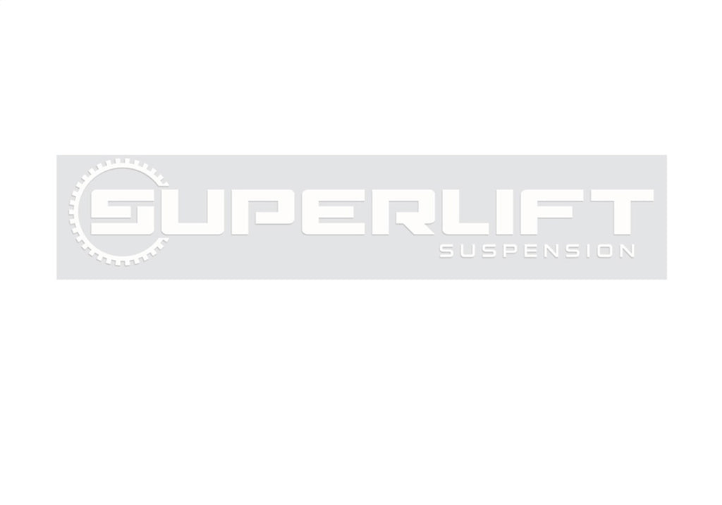 Superlift 00100 3in. x 15in. White Vehicle Decal