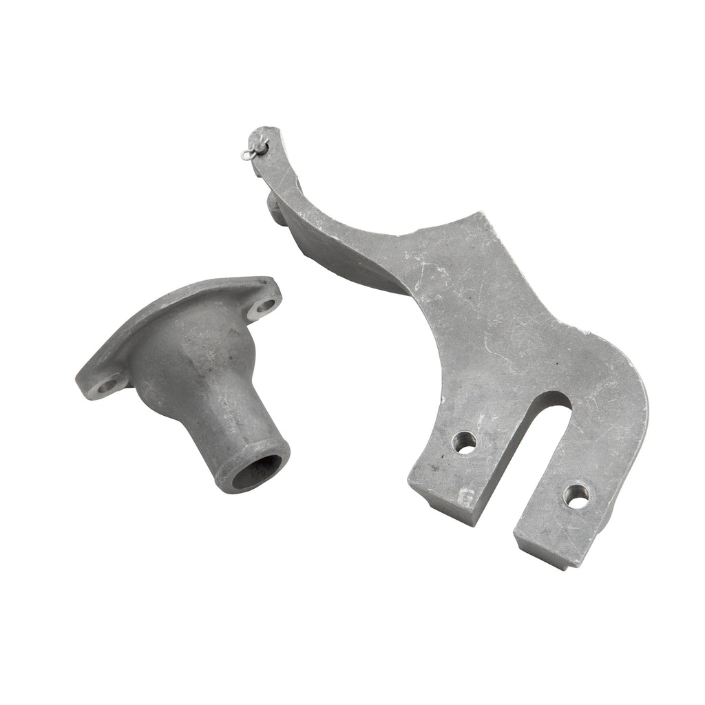 Edelbrock 1146 Generator Bracket/Water Neck Kit (Offset) for 1949-53 Ford Flathead in Black for Select Ford Club, Ford Country Sedan, Ford Country Squire, Ford Crestline, Ford Custom, Ford Customline, Ford Deluxe, Ford Ford, Ford Mainline, Ford Ranch