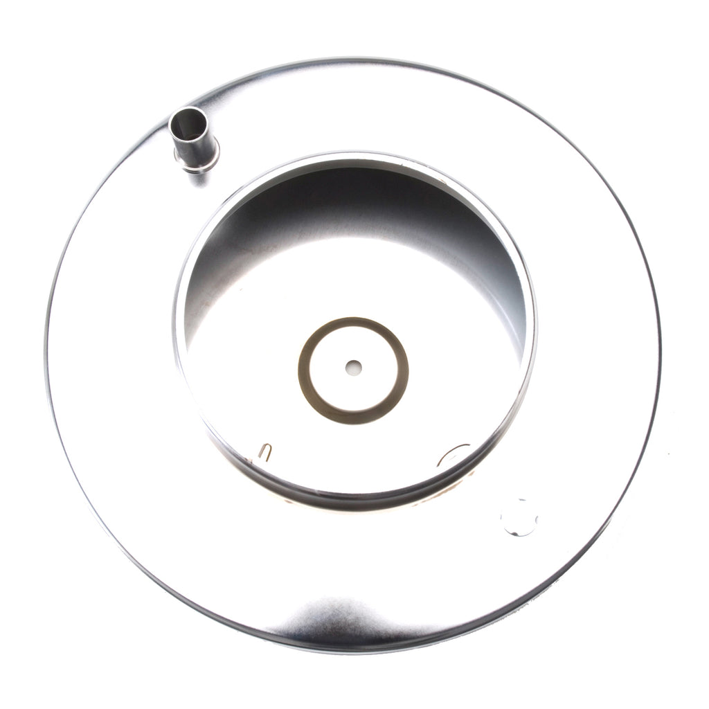 Edelbrock 1208 Pro-Flo Chrome 10" Round Air Cleaner with 2" Paper Element (Deep Flange)
