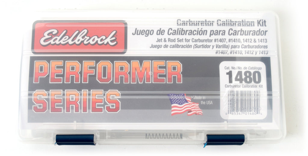 Edelbrock 1480 Performer Series Calibration Kit for #1407, #1410, #1412 & #1413 Carburetors