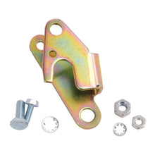 Load image into Gallery viewer, Edelbrock 1481 Chrysler Throttle Lever Adapter in Gold Finish for 1966 and Later for Select Chrysler 300, Chrysler Cordoba, Chrysler Imperial, Chrysler LeBaron, Chrysler New Yorker, Chrysler Newport, Chrysler Town &amp; Country, Dodge Aspen, Dodge B100,