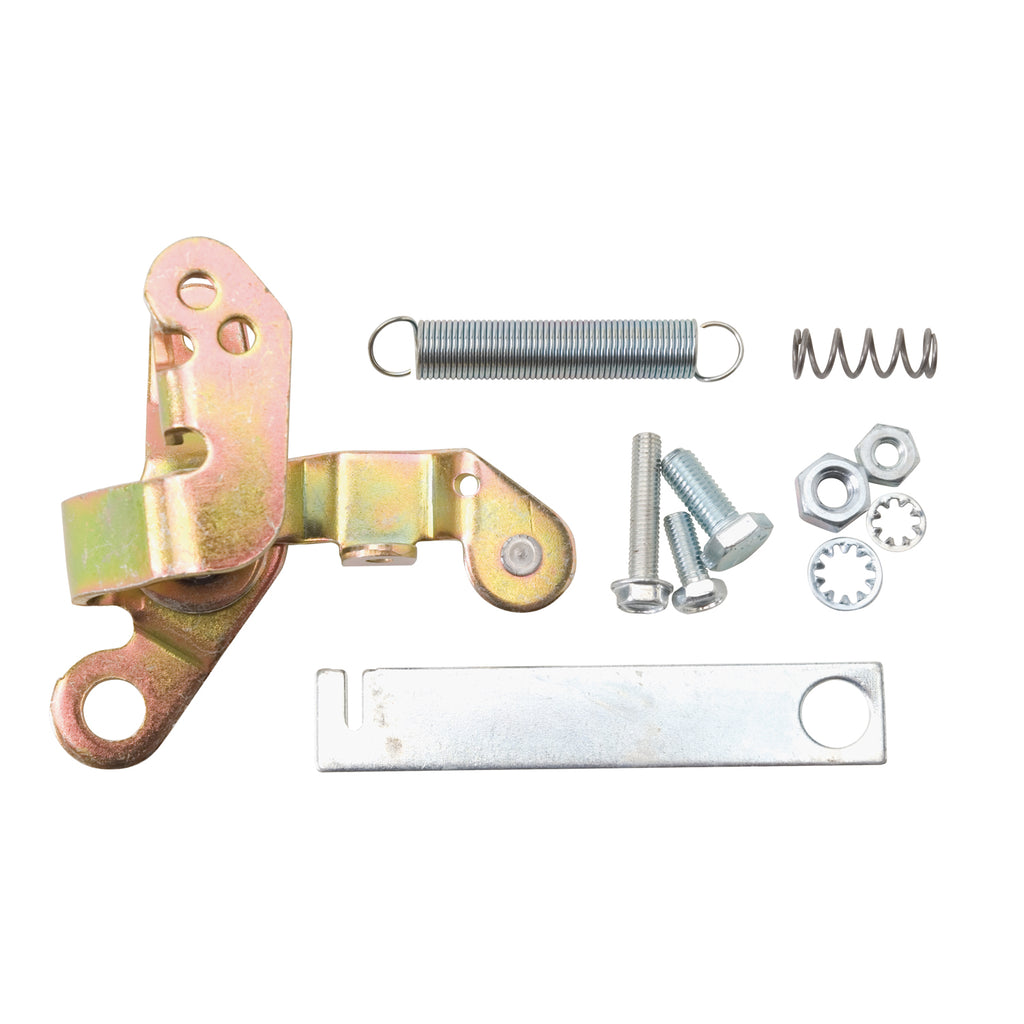 Edelbrock 1483 Ford Throttle Lever Adapter in Gold Finish for 1968 and Later for Select Ford Bronco, Ford Custom, Ford Custom 500, Ford E-100 Econoline, Ford E-150 Econoline, Ford E-150 Econoline Club Wagon, Ford E-250 Econoline, Ford E-250 Econoline