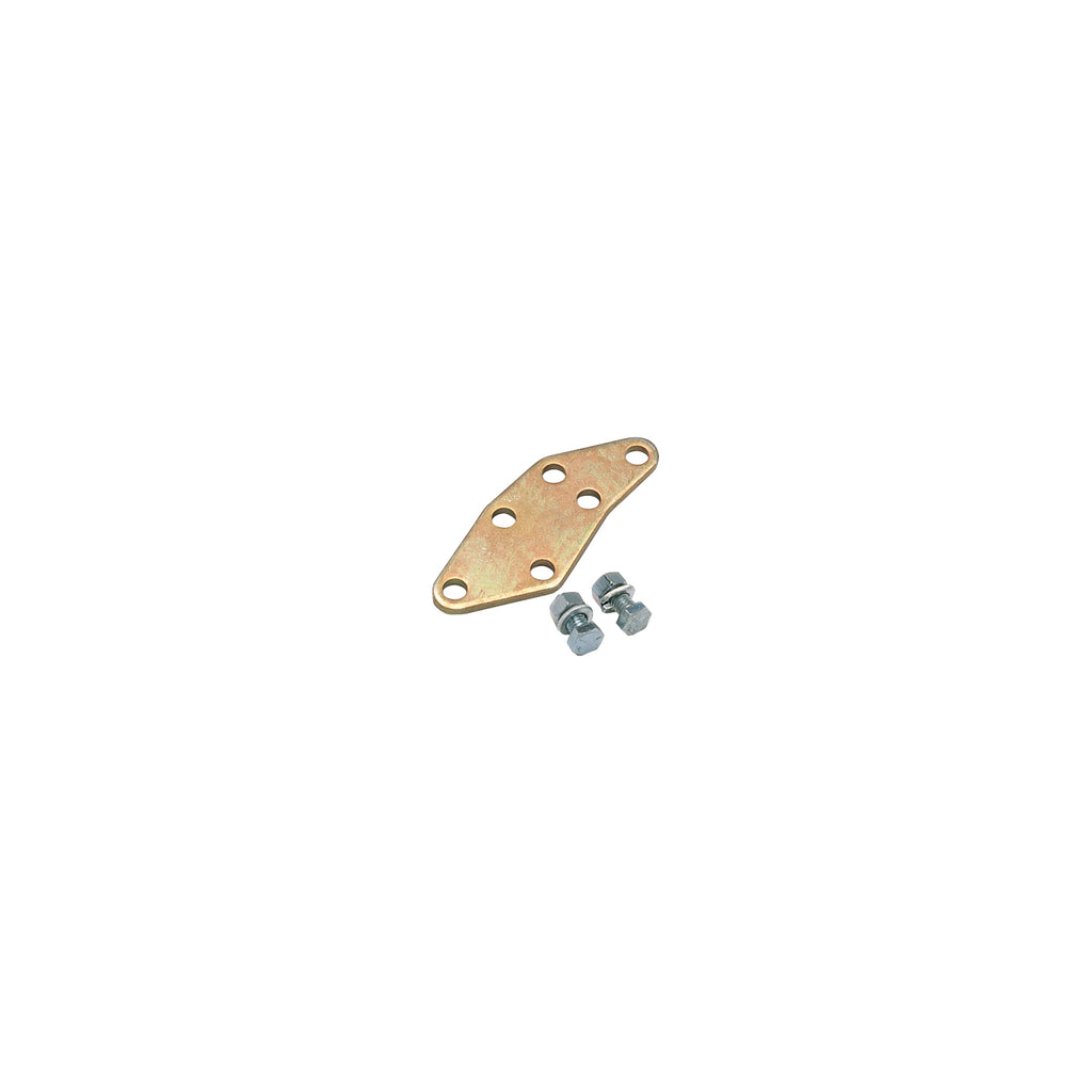 Edelbrock 1491 Carburetor Throttle Cable Adapter Plate for Ford 351-W in Gold Finish for Select Ford Bronco, Ford E-150 Econoline, Ford E-150 Econoline Club Wagon, Ford E-250 Econoline, Ford E-250 Econoline Club Wagon, Ford E-350 Econoline, Ford E-350