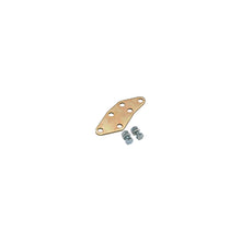 Load image into Gallery viewer, Edelbrock 1491 Carburetor Throttle Cable Adapter Plate for Ford 351-W in Gold Finish for Select Ford Bronco, Ford E-150 Econoline, Ford E-150 Econoline Club Wagon, Ford E-250 Econoline, Ford E-250 Econoline Club Wagon, Ford E-350 Econoline, Ford E-350
