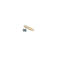 Load image into Gallery viewer, Edelbrock 1493 Carburetor Throttle Cable Adapter Plate for Ford 351M/400 in Gold Finish for Select Ford Falcon, Ford Gran Torino, Ford Mustang, Ford Ranchero, Ford Torino, Mercury Colony Park, Mercury Cougar, Mercury Cyclone, Mercury Marquis, Mercury