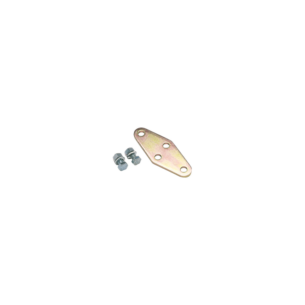 Edelbrock 1495 Carburetor Throttle Cable Adapter Plate for Ford 429/460 in Gold Finish for Select Ford Country Sedan, Ford Country Squire, Ford Custom, Ford Custom 500, Ford E-100 Econoline, Ford E-250 Econoline, Ford E-250 Econoline Club Wagon, Ford