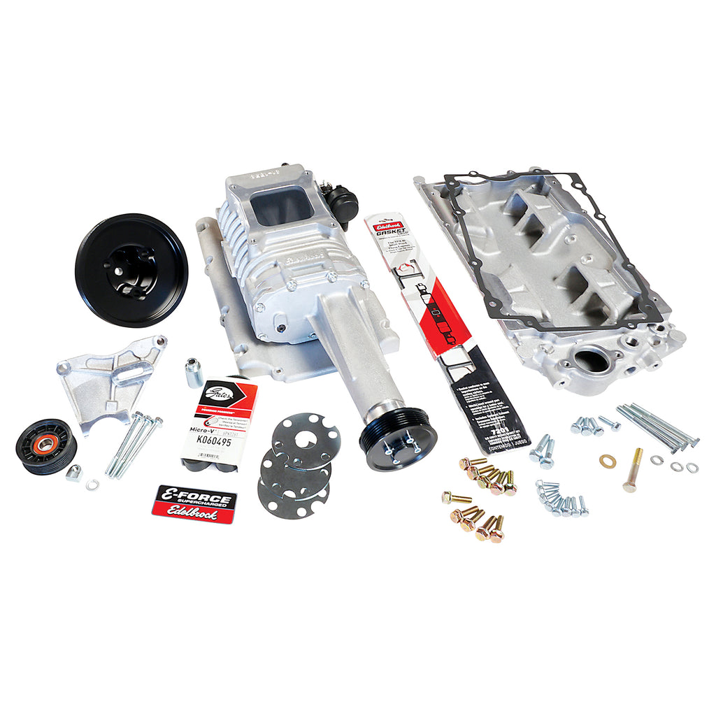 Edelbrock 1552 E-Force H122 Supercharger for 1996+ Vortec/E-Tec SBC - Carbureted