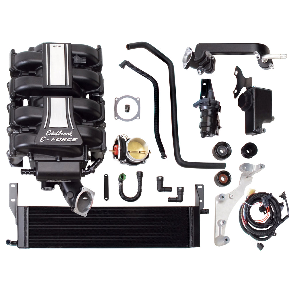 Edelbrock 1585 E-Force Supercharger for 2005-09 Mustang GT 4.6L 3V - Pro Tuner for Select Ford Mustang