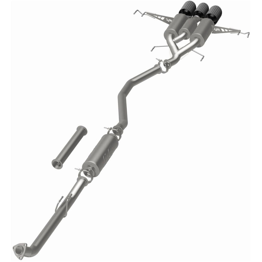 MagnaFlow Exhaust Products 19383 xMOD Series Carbon Fiber Tips Cat-Back System for Select Honda Civic