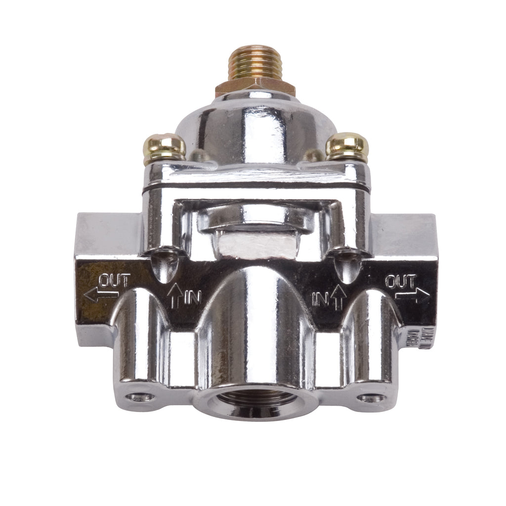 Edelbrock 1789 Adjustable Fuel Pressure Regulator with Chrome Finish (1-4 psi)