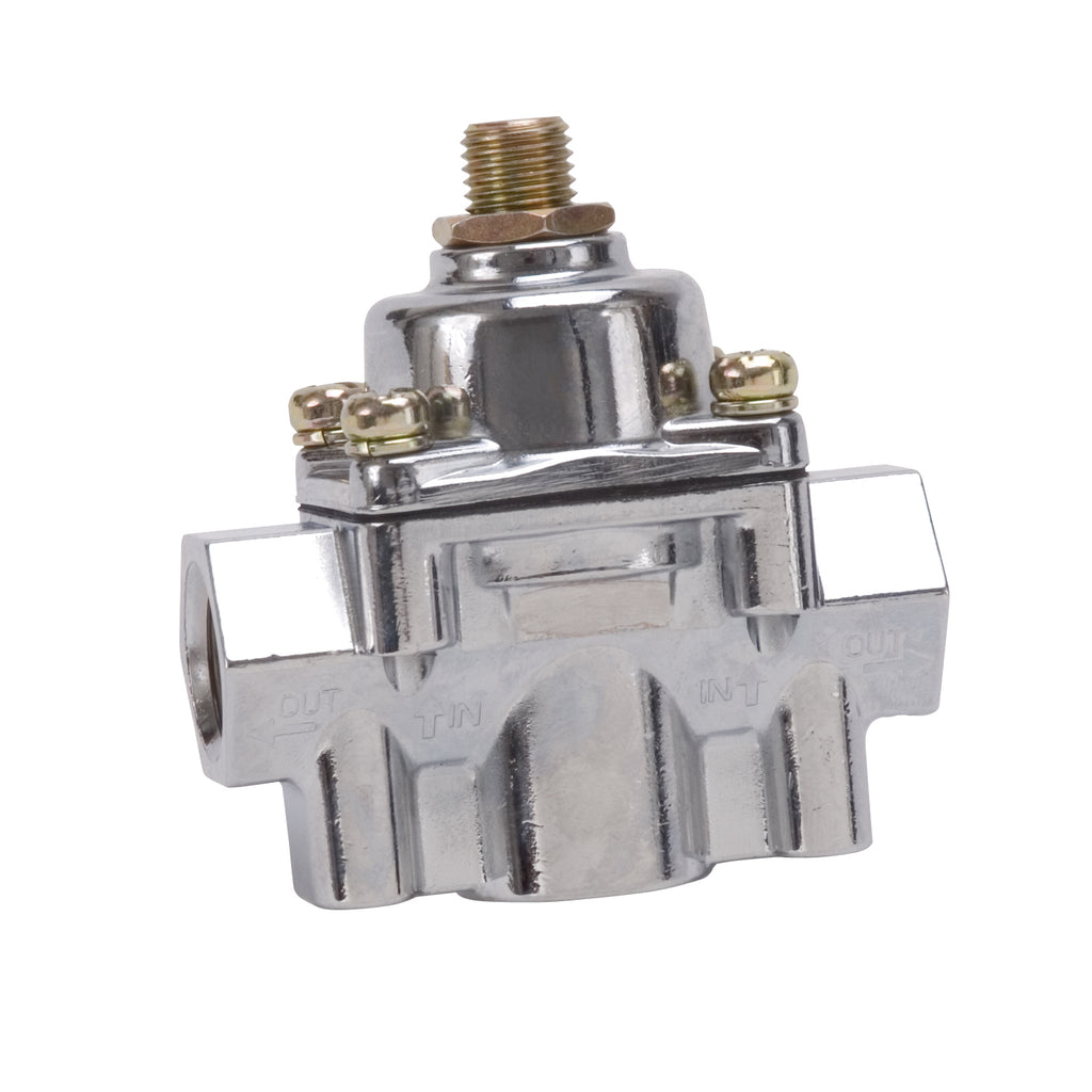 Edelbrock 1789 Adjustable Fuel Pressure Regulator with Chrome Finish (1-4 psi)