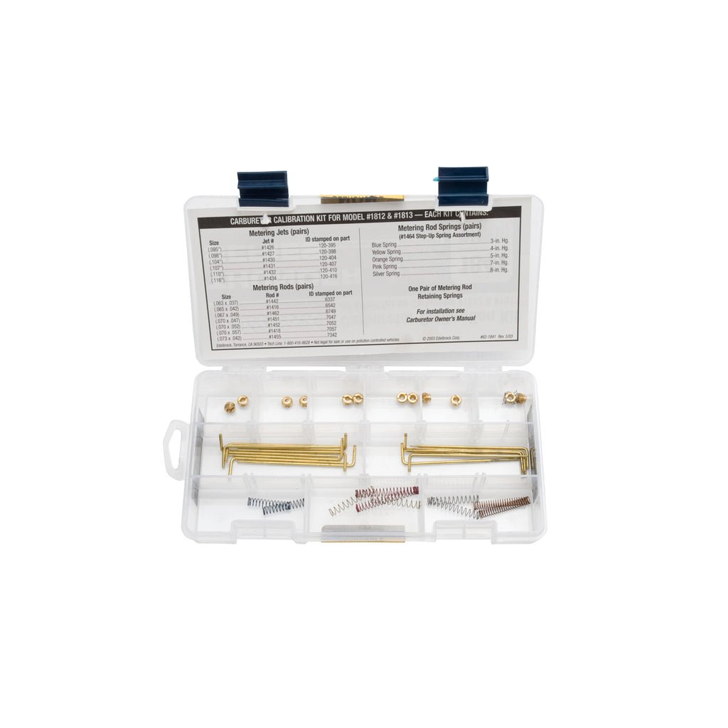 Edelbrock 1841 Edelbrock Thunder AVS Carburetor Calibration Kit for #1812 & 1813 Carburetors