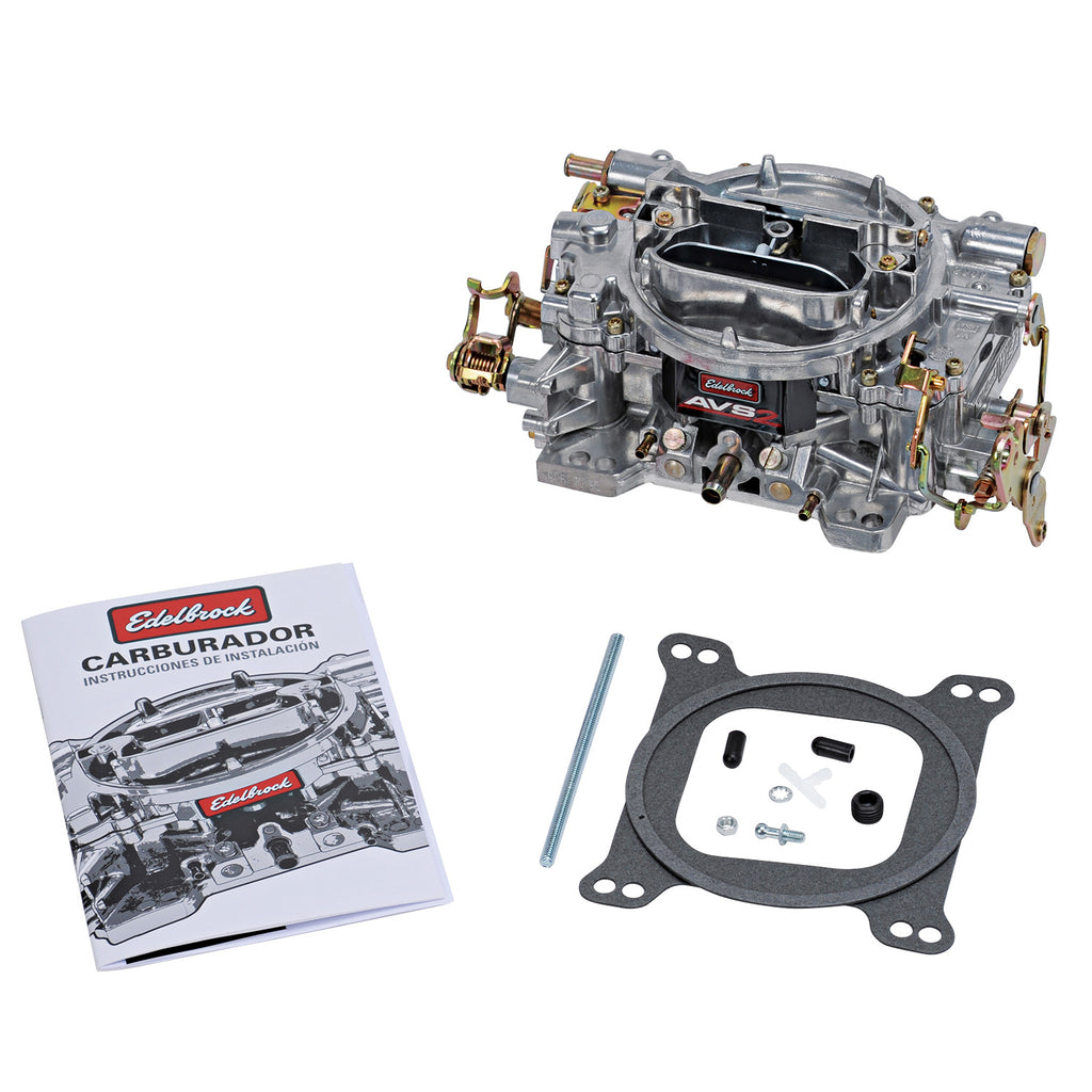 Edelbrock 1912 AVS2 800 CFM #1912 Carburetor, Manual Choke for High-Horsepower Engine