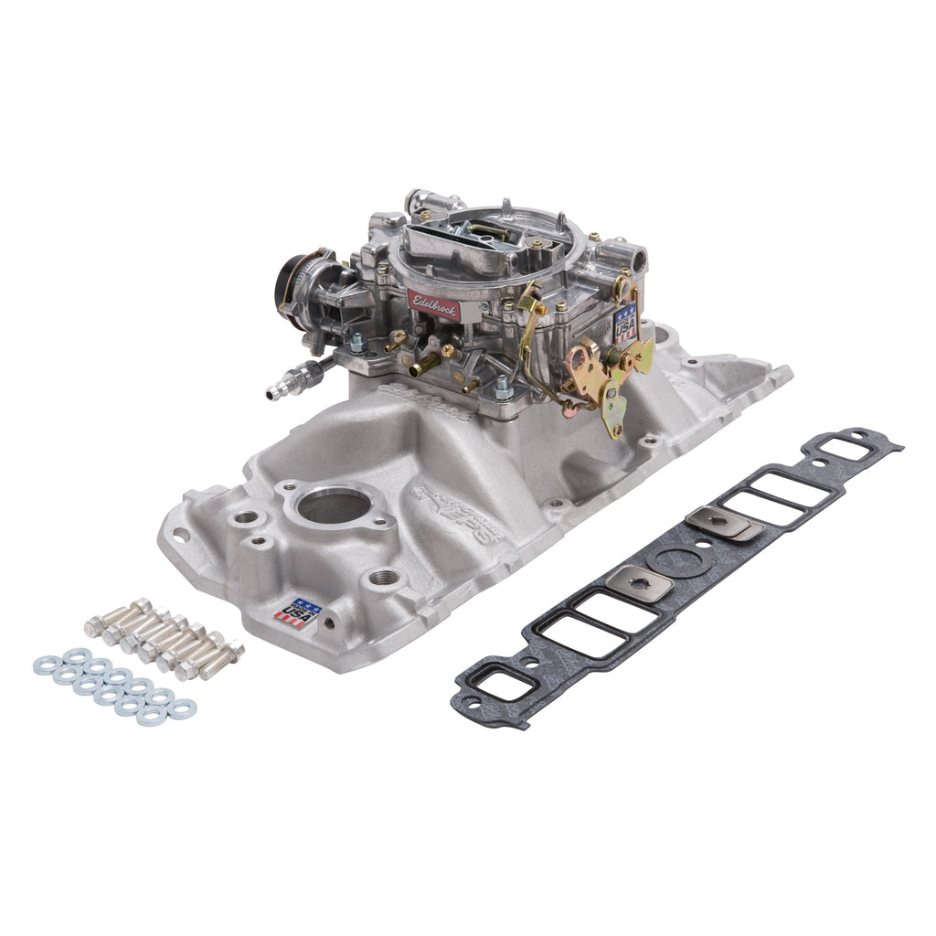 Edelbrock 2021 AVS2 for Select Chevrolet 3B, Chevrolet 3C, Chevrolet 3D, Chevrolet 3E, Chevrolet 3F, Chevrolet 3G, Chevrolet B60, Chevrolet Bel Air, Chevrolet Biscayne, Chevrolet Blazer, Chevrolet Brookwood, Chevrolet C10, Chevrolet C10 Pickup, Chevrolet