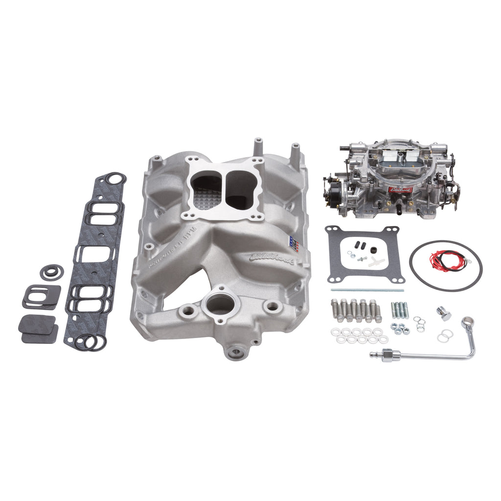 Edelbrock 2056 1965-75 for Select Pontiac Acadian, Pontiac Beaumont, Pontiac Bonneville, Pontiac Catalina, Pontiac Executive, Pontiac Firebird, Pontiac GTO, Pontiac Grand Am, Pontiac Grand LeMans, Pontiac Grand Prix, Pontiac Grand Safari, Pontiac