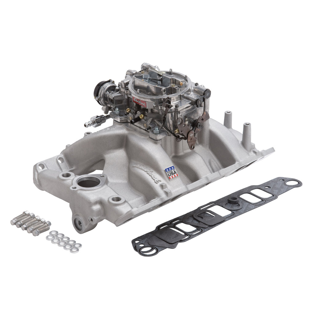 Edelbrock 2056 1965-75 for Select Pontiac Acadian, Pontiac Beaumont, Pontiac Bonneville, Pontiac Catalina, Pontiac Executive, Pontiac Firebird, Pontiac GTO, Pontiac Grand Am, Pontiac Grand LeMans, Pontiac Grand Prix, Pontiac Grand Safari, Pontiac