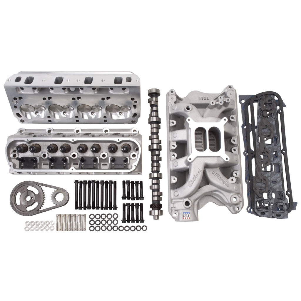 Edelbrock 2090 Performer RPM Top End Kit for S/B Ford for Select Ford Bronco, Ford Country Sedan, Ford Country Squire, Ford Custom, Ford Custom 500, Ford E-100 Econoline, Ford E-100 Econoline Club Wagon, Ford E-150 Econoline, Ford E-150 Econoline Club